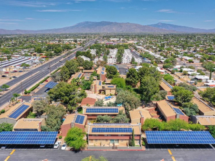 Aerial view of Copper Creek in Tucson, AZ
